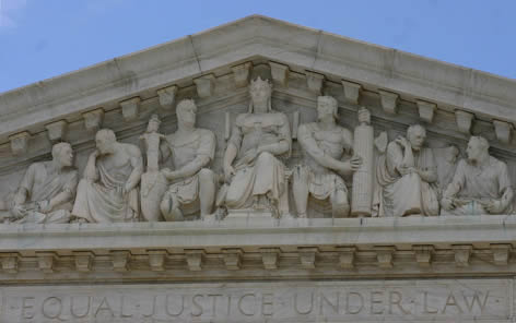 Image of D.C. government building pediment